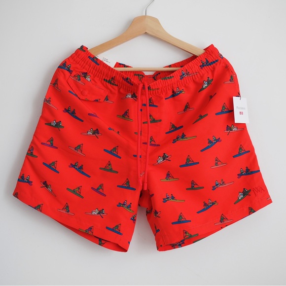 Bathing Suits Uniqlo Swim Shorts JW Anderson Swimwear Rowing Print